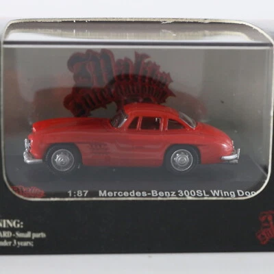Mercedes Benz 300 Sl Wing Door Red Model Car Malibu Intl High Speed 1:87 110 - Image 1 of 4