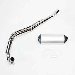 Exhaust Pipe & 38mm Muffler System 125cc 140cc 150cc PIT PRO Dirt Quad Bike ATV - Picture 1 of 10