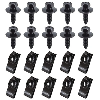 for Dodge Truck Body Bolts Screws & U-nut Clips- M8-1.25  Hex- 20pcs (10ea) - Image 1 of 4