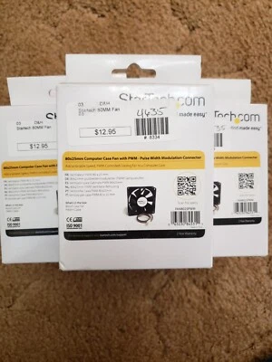 Startech 80MM Retail Box Computer Case Fans (Bundle of 7 Fans total) - Image 1 of 2