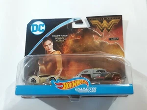 HOT WHEELS Mattel DC Character Cars Exclusive WONDER WOMAN Vs ARES (Read) - Picture 1 of 10