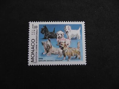 Mónaco 1986 Exposición Canina Internacional, Montecarlo.    MNH. Foto 1 de 2