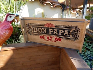 Don Papa Rum Holz Handmade Tablett - Bild 1 von 3
