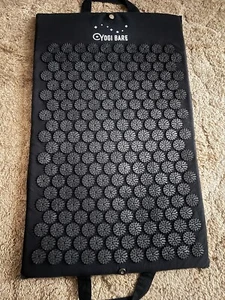 Yogi Bare Spikey Acupressure Mat in Black - Picture 1 of 2