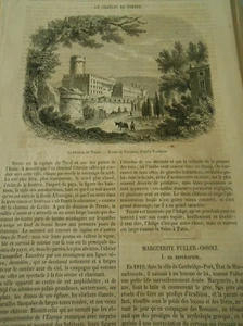 Le Chateau de Trente 1853 Gravure Print Article - Picture 1 of 1