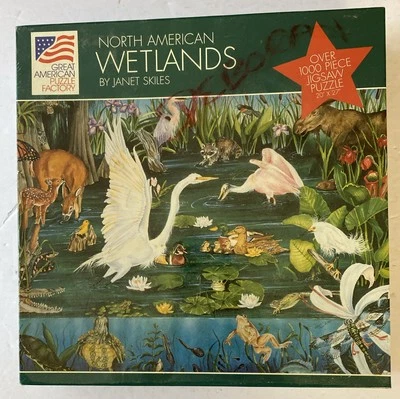 1994 NIB Great American Puzzle Factory North American Wetlands Janet Skiles - Image 1 of 4