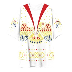 Iconic Jumpsuit Costume Oversized TEE, White - Picture 1 of 1