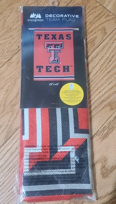 Bandera Decorativa Equipo Texas Tech Red Raiders 29" X 43" Nueva Doble Cara Foto 1 de 3