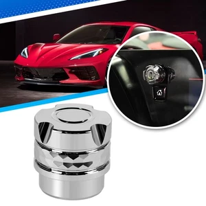 For Corvette C8 2020-2024 Central Console Volume Audio Control Power Knob Chrome - Bild 1 von 10