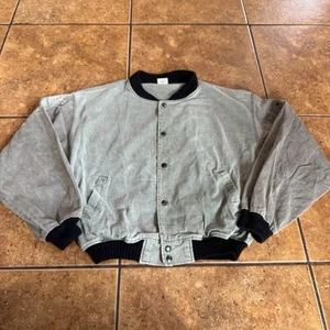 Vtg Billabong Surf Australia Bomber Jacket Canvas Skate Size medium 90s rare - Picture 1 of 9