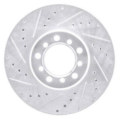 For Mercedes-Benz 560SEL 90-91 Brake Rotor DFC Premium Drilled & Slotted Front - Image 1 of 4