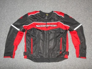 SCORPION GET STUNG MENS LARGE PADDED REFLECTIVE RUGGED RIDING JACKET          A2 - Picture 1 of 4