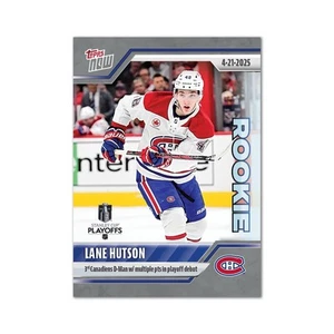 Pegatina 2024-25 NHL TOPPS NOW® #164 🏒 Lane Hutson RC 🏒 Montreal Canadiens 🇨🇦 - Imagen 1 de 2