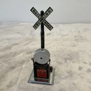 VINTAGE MARX O-GAUGE RAILROAD CROSSING BELL - Picture 1 of 8