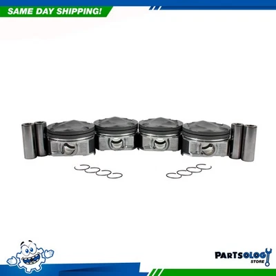 DNJ P4347 Standard size Complete Piston Set For 14-21 Subaru 2.0L DOHC - Image 1 of 4