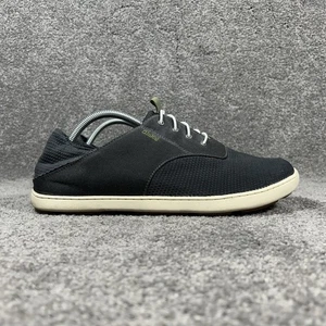 OluKai Nohea Moku Mens Size 11 Black No Tie Boat Beach Slip On Shoes Used - Picture 1 of 11