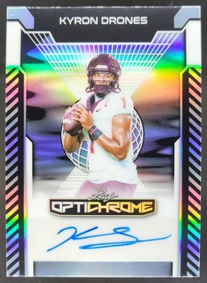 2025 Leaf Optichrome Kyron Drones Auto Prismatic Silver /10 #BA-KD1 LS - Image 1 of 4