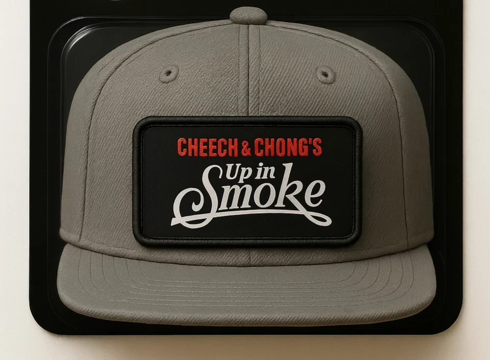 Chapéu Cheech and Chong's Up In Smoke adesivo removível, Snapback - Imagem 1 de 1