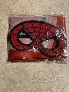 Spider Man Mask And Cape & Birthday Banner Brand New - Picture 1 of 1