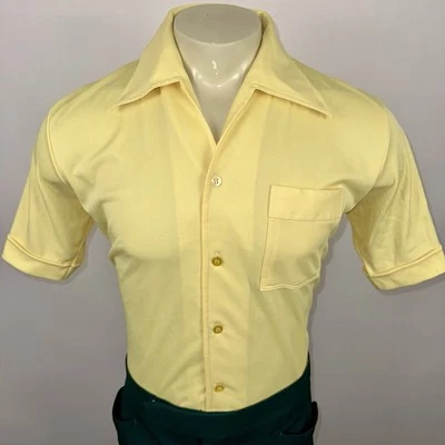 Camisa discoteca Joel vintage para hombre poliéster sábado noche fiebre años 60 70 MCM mediana Foto 1 de 4