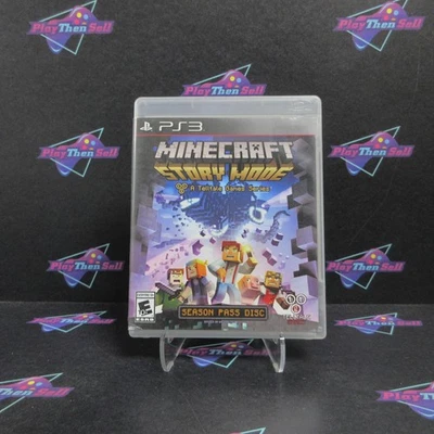 Refurbished Minecraft Story Mode Season Disc PS3 PlayStation 3 Complete  - 1 Y.. - Image 1 of 4