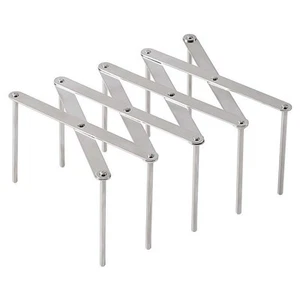 Stainless Steel Pot Pan Lid Stand Rack Adjustable Organisers Home Kitchen Tool - Picture 1 of 13