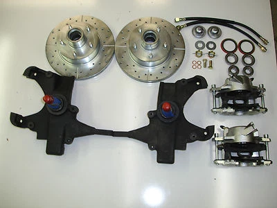 1958-1964 Chevrolet Belair 2" drop spindle disc brake conversion 11" rotors  - Image 1 of 4