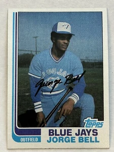 Jorge George Bell 1982 Topps #254 RC Rookie High Grade Jays K586 QTY Available - Foto 1 di 2