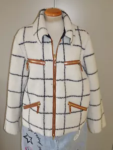 Jacke Sportalm Coby weiß / dunkelblau Teddyjacke two in one Gr 42 - Bild 1 von 10