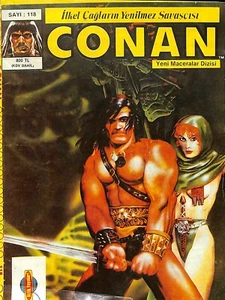 1988 Cómic variante turca de Conan el Bárbaro #118 82 páginas RARO cómics de Marvel - Imagen 1 de 1