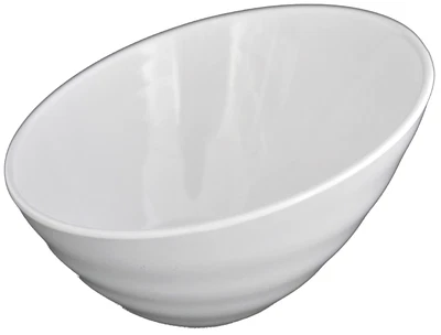 Conjunto de tigelas para servir legumes angulares em cascata de melamina 7" 8" 9" polegadas branco - Imagem 1 de 4