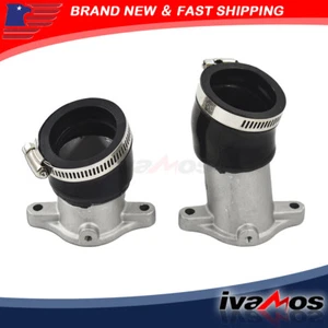 Carburetor Intake Manifolds CX500 w/ Boots Gaskets For Honda Carb Holders kit - Picture 1 of 9