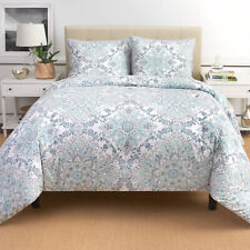Park Hamilton HERITAGE 3-Piece Floral Paisley Reversible Cotton Comforter Set