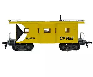 HO CP RAIL 36' BAY WINDOW CABOOSE BY MODEL POWER #8248 - Picture 1 of 3