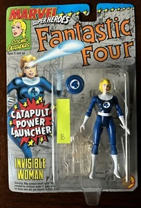 TOY BIZ FANTASTIC FOUR INVISIBLE WOMAN Action FigurE 1994 “NEW” Carded “B” - Picture 1 of 10