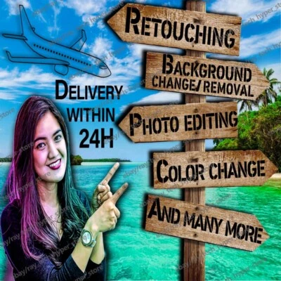 Photo Editing Service Retouch Background Remove Color Correction Image Photoshop - Image 1 of 3