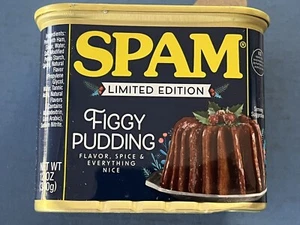 Spam Figgy Pudding Flavor Holiday 2pk Limited Edition New RARE In Hand Fast Ship - Picture 1 of 3