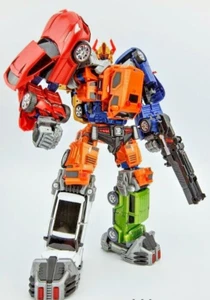 NUOVO Transformer Toyworld 6 Throttlebot Combinatore Completo con Accessori RARO - Foto 1 di 23