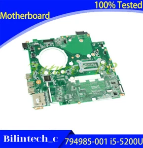 FOR HP ENVY 15-V010NR 15-V Motherboard 794985-001 DAY34GMB6D0 DDR3L i5-5200U - Picture 1 of 5