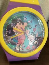 Nickelodeon's Dora the Explorer Watch Wall Clock, Used!