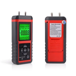 KPA Digitales Manometer Differenzdruck Luftdruckmessgerät LCD-Messgerät Mess DE - Bild 1 von 9