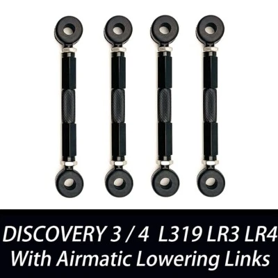 For LAND ROVER DISCOVERY 3/4 L319 LR3 LR4 ADJUSTABLE SUSPENSION LOWERING KIT - Image 1 of 4