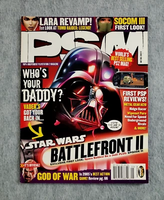 PSM Playstation PS2 Magazine 97 2005 May Star Wars Battlefront II (no extras) - Image 1 of 4