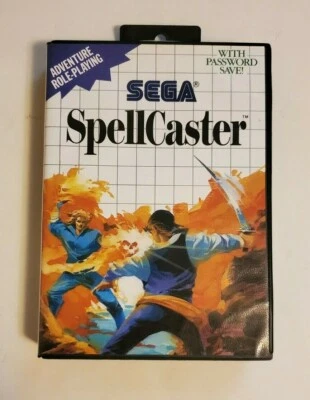Spellcaster Sega Master System Complete CIB Game Nice shape SMS - Image 1 of 4