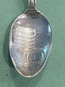 New Orleans Cotton Exchange Cotton Bale Antique Sterling Spoon (S189) - Picture 1 of 20
