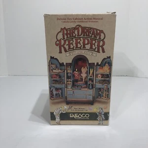 Vintage Enesco "The Dream Keeper" beleuchtete animierte Spieluhr 1989 funktioniert mit Box - Bild 1 von 24
