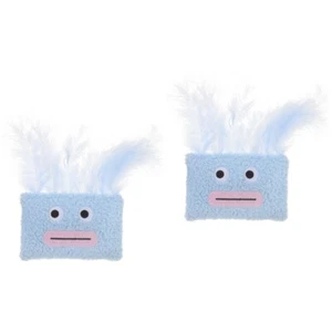 2pcs Cat Toy with and Crinkle Paper Cartoon Cat Biting Toy Kitten Chewer - Picture 1 of 12