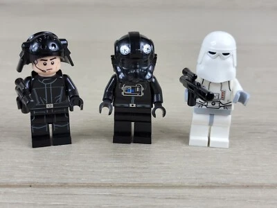 Star Wars Lego Minifiguras Snowtrooper/Tie Defender Pilot/Imperial Navy Trooper Foto 1 de 4