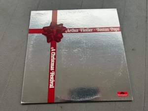 ARTHUR FIEDLER BOSTON POPS A CHRISTMAS FESTIVAL RECORD LP - Picture 1 of 1