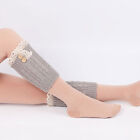 Women Girls Winter Leg Warmers Lace Trim Gaiters Boot Socks Crochet Leg Warmers/
